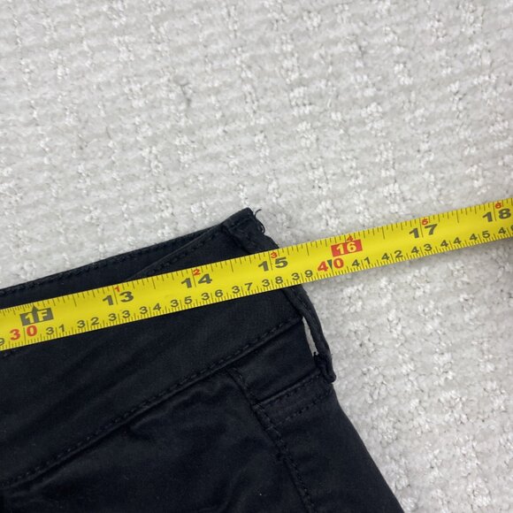 Y2K American Eagle Outfitters High-Rise Jegging Jeans Wom 10 Black Biker Punk - Picture 7 of 10